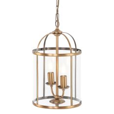 Hanglamp Pimpernel 5971BR brons met helder glas Ø23 cm
