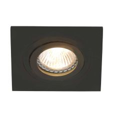 Inbouwspot Pélite Spot 7305ZW zwarte spot 10x10 cm