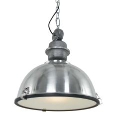 Hanglamp Bikkel 7586ST stoere stalen lamp met karakter