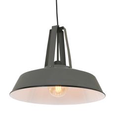 Grijze hanglamp Eden 7704GR E27 fitting