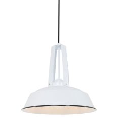 Hanglamp Eden 7704W Wit rond 42cm E27 fitting