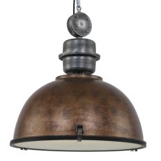 Hanglamp Bikkel XXL 7834B robuuste bruine hanglamp Ø52 cm