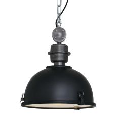 Hanglamp Bikkel 7978ZW - zwarte industriële blikvanger Ø32 