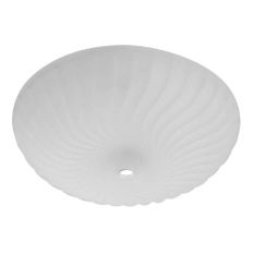Ribbel glas I06289S 25cm Mat wit voor 2779BR