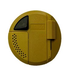 Brons kleurige Rondo vloerdimmer Relco I09327S LED, halogeen- en gloeilampen