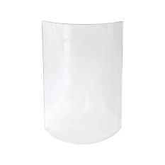 Glas I12136S – transparant gebogen glas 250×129×26 mm