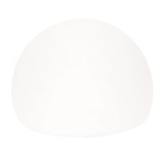 Witte glasbol I14133S Ø18 cm