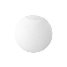Melkwit glasbolletje I14376S Ø20 cm
