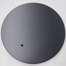 Black matte metal base plate I15021S