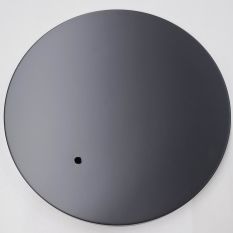 Zwarte matte metalen voetplaat I15021S