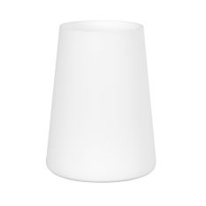 Verre I15256S – Verre blanc mat Ø15/10 x 19 cm