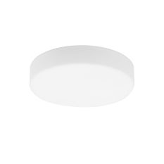 1362 Round Glass WhiteMat 18cm (new)