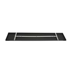 Rechthoekige plafondplaat Mountline I15297S Zwart 140 x 25 x 2,5 cm met ophangbeugel