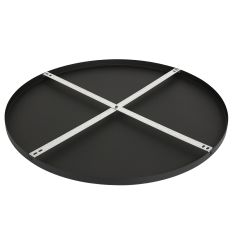 Ronde plafondplaat Mountline I15301S Zwart Ø70 x 2,5 cm met ophangbeugel