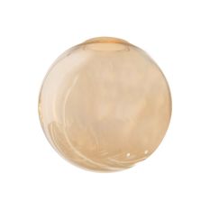 Amberkleurige glasbol I15397S – Ø15 cm