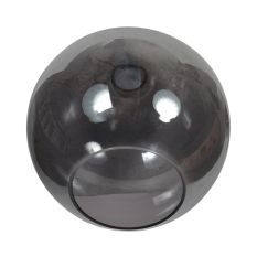 Losse glazen kap I15469S – Handgemaakt rookglas van 25 cm voor E27 armaturen