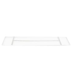 Rechthoekige plafondplaat Mountline I15530S RAL9003 wit 140 x 25 x 2,5 cm met ophangbeugel