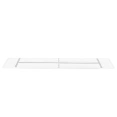 Rechthoekige plafondplaat Mountline I15531S RAL9003 wit 170 x 25 x 2,5 cm met ophangbeugel