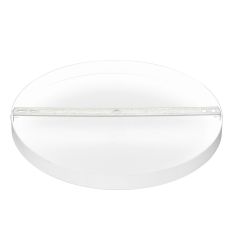 Ronde plafondplaat Mountline I15532S RAL9003 wit Ø30 x 2,5 cm met ophangbeugel