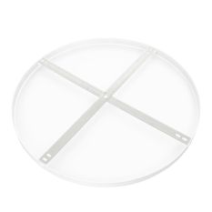 Ronde plafondplaat Mountline I15533S RAL9003 wit Ø50 x 2,5 cm met ophangbeugel
