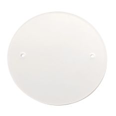 Kunststof afdekplaat I15676S – Ø13 cm met 2 schroefgaten voor de Platu serie