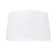 White Linen Lampshade K10012S with tapered shape E27
