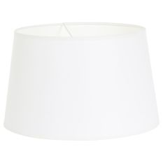 White linen lampshade K10072S Ø30cm with E27 support.