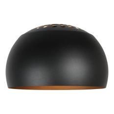Écran de lampe K1059SS Ø40cm – Abat-jour en métal noir/or doré E27
