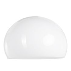 Wit kunststof lampenkap K10610S Ø38cm met E27 support.