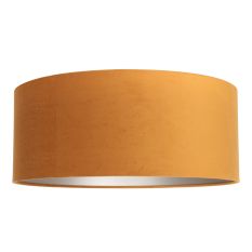 Gold/yellow velvet lampshade K1066KS ⌀50cm with E27 support.