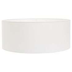 White Coarse Linen Lampshade K1066QS Ø 50cm with E27 support