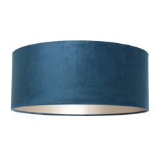Blue Velvet Lampshade K1066ZS ⌀50cm with E27 support.