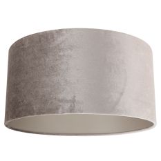 Grey/Taupe Velvet Lampshade K1068GS ⌀40cm with E27 support.