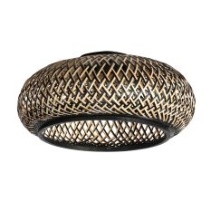 Lampshade K2007BS – Woven Bamboo Shade Ø50 cm with E27 Support