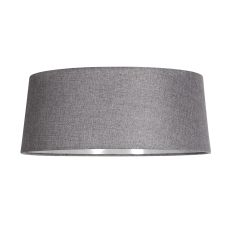 Lampshade K2010RS – Grey Linen with White Inner Side Ø48 cm