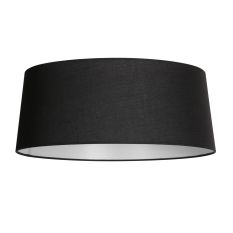 Lampenkap K2010SS – Zwart linnen met witte binnenzijde Ø48 cm