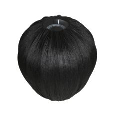 Lampshade K2011NS – Handcrafted Black Linen Teardrop Shade Ø25 cm