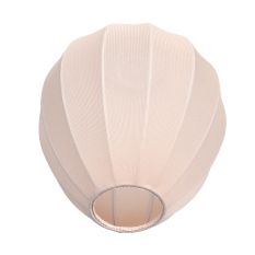 Lampshade K20121S – Handcrafted Beige Linen Teardrop Shade Ø25 cm