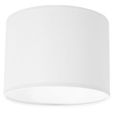 White Linen Lampshade K30842S Ø 20cm with E27 support