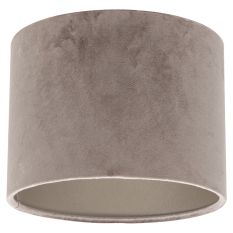 Grey/Taupe Velvet Lampshade K3084GS ⌀20cm with E27 support.