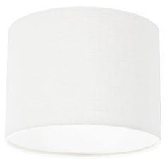 White Coarse Linen Lampshade K3084QS Ø 20cm with E27 support
