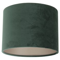 Green velvet lampshade K3084VS ⌀20cm with E27 support.