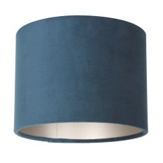 Blue Velvet Lampshade K3084ZS ⌀20cm with E27 support.