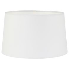 Wit linnen lampenkap K58942S Ø30cm met E27 support.