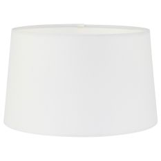 White linen lampshade K58942S Ø30cm with E27 support.