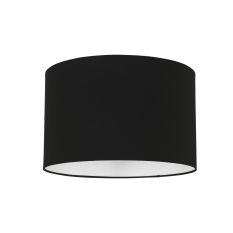 Black linen lampshade K7976SS ⌀40cm with E27 support.