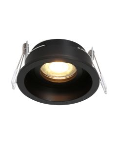 Inbouwspot Pélite 3371ZW – zwarte spot Ø10 cm verdiept