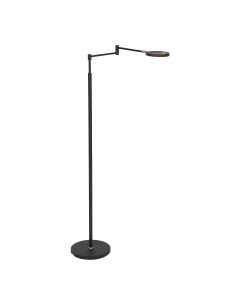 Vloerlamp Soleil accu 3515ZW zwart met zwenkarm