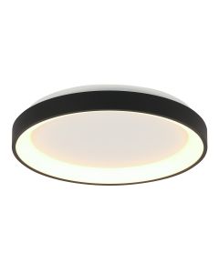 Plafondlamp Ringlede 3691ZW Zwart goed dimbaar