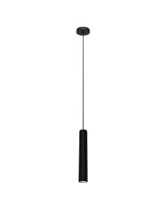 Hanglamp Tubel 3867ZW zwarte pendellamp met warm dimbaar licht